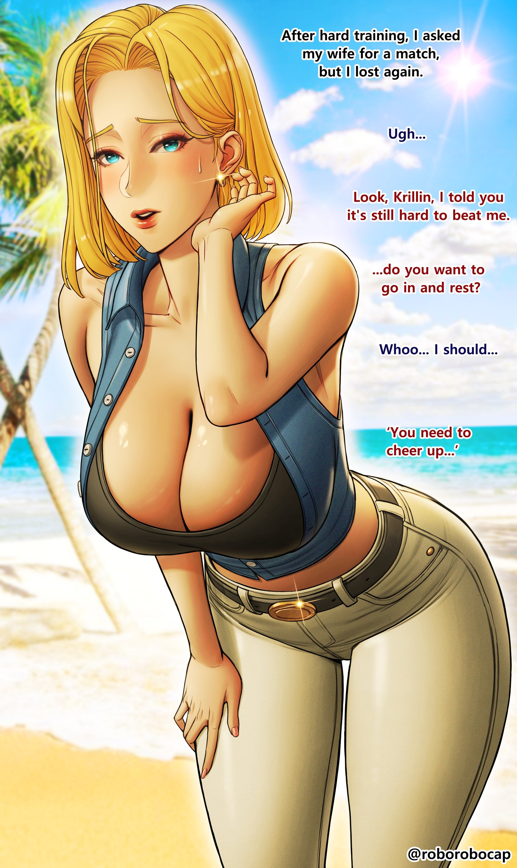 Android 18 comic porn picture