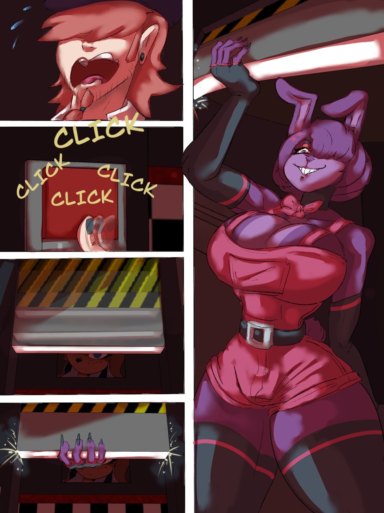 Five nights in anime porn comic