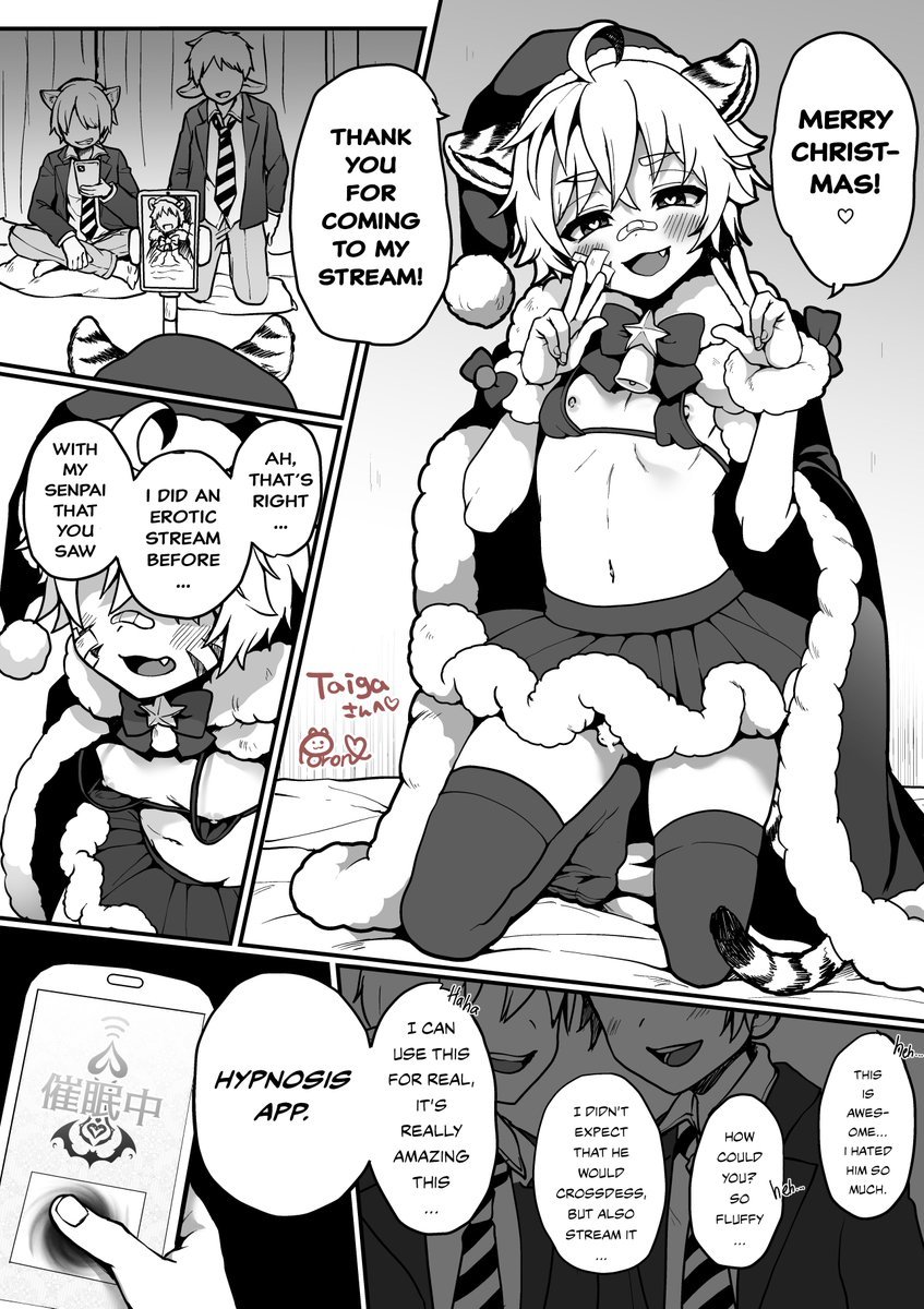 Christmas Hen Onanie Haishin Manga | Merry Christmas comic porn | HD Porn  Comics