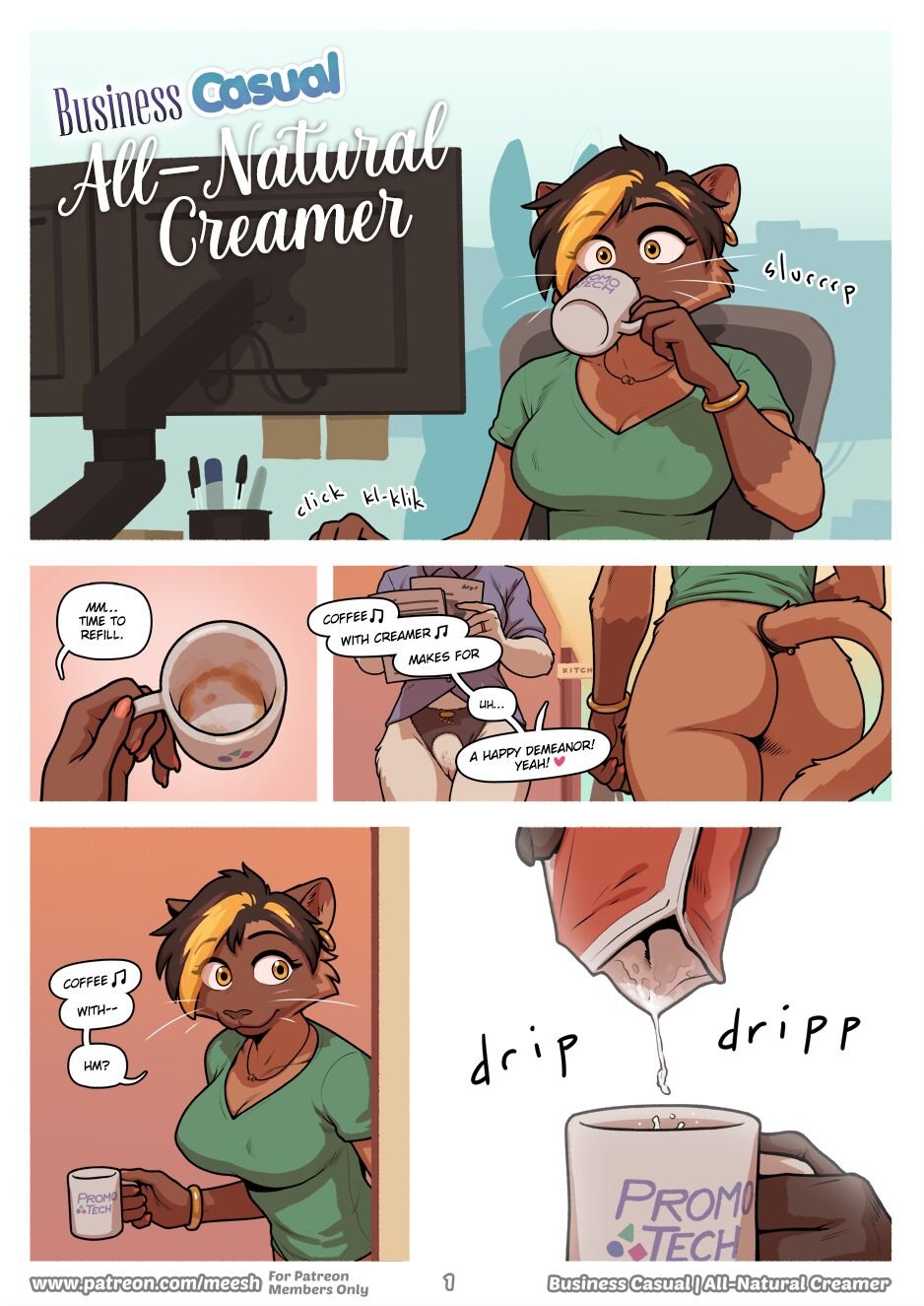 Business Casual: All-Natural Creamer (Ongoing) comic porn | HD Porn Comics