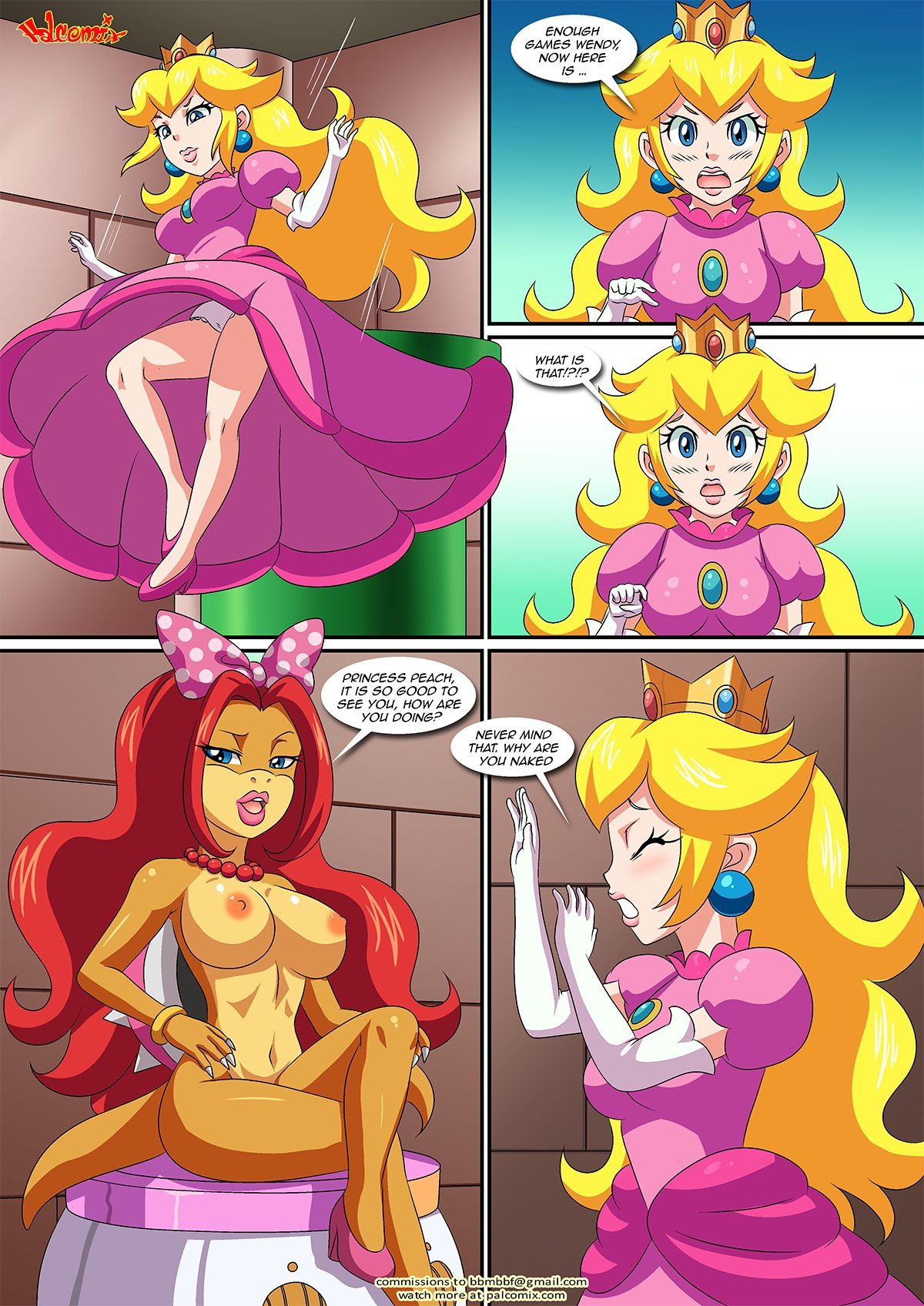 Princess Peach Sexy Naked Lesbians - Peach X Wendy 1 e 2 comic porn | HD Porn Comics