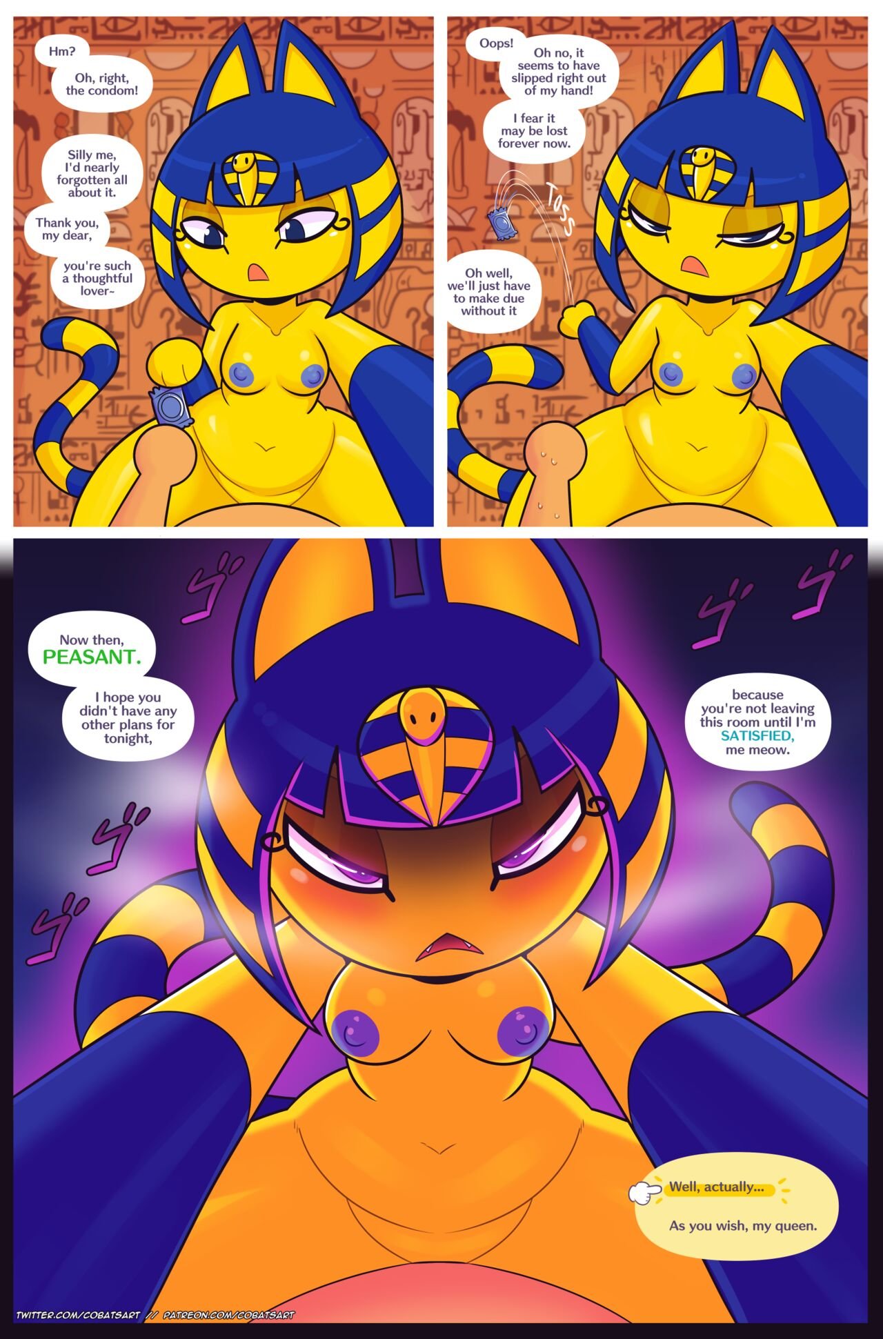 Ankha comic porn
