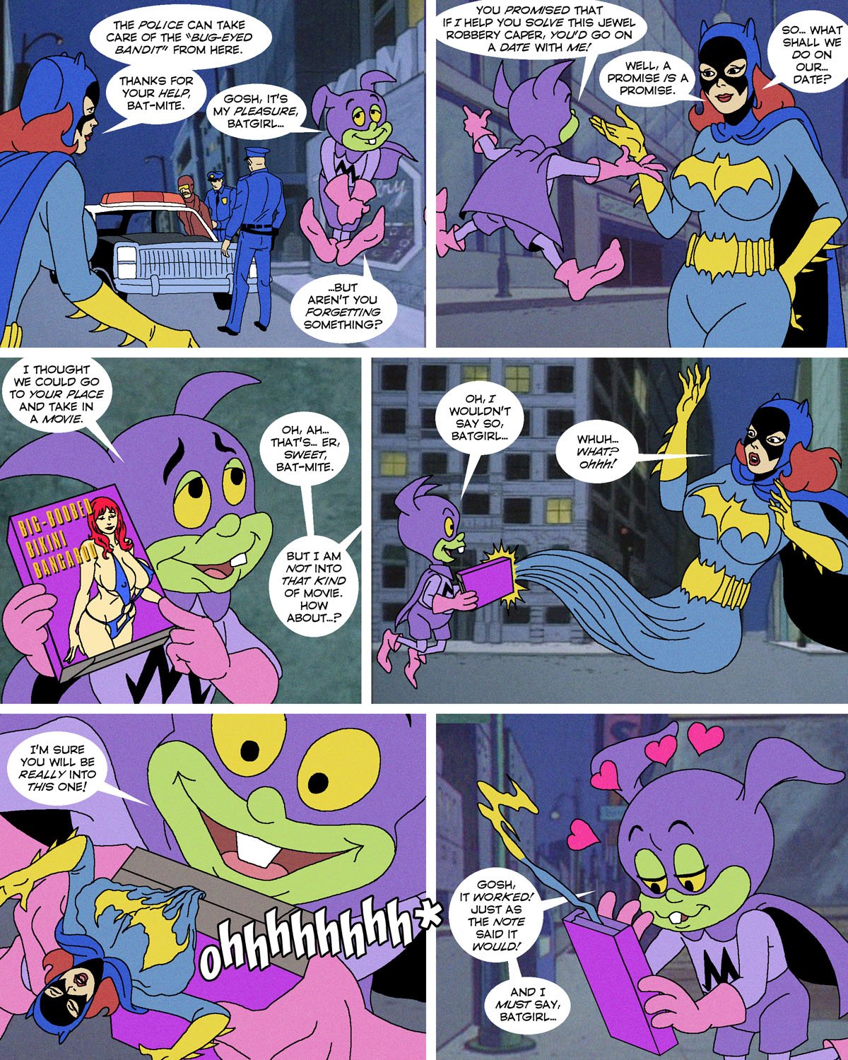 1200px x 1500px - The New Adventures of Batgirl: Video Dating comic porn | HD Porn Comics