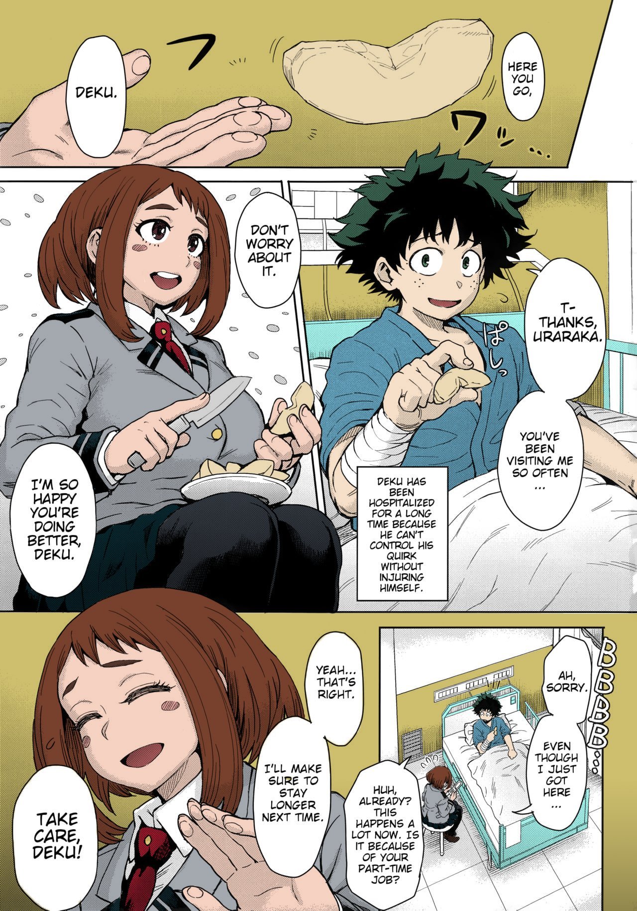 Uraraka ochako porn comic