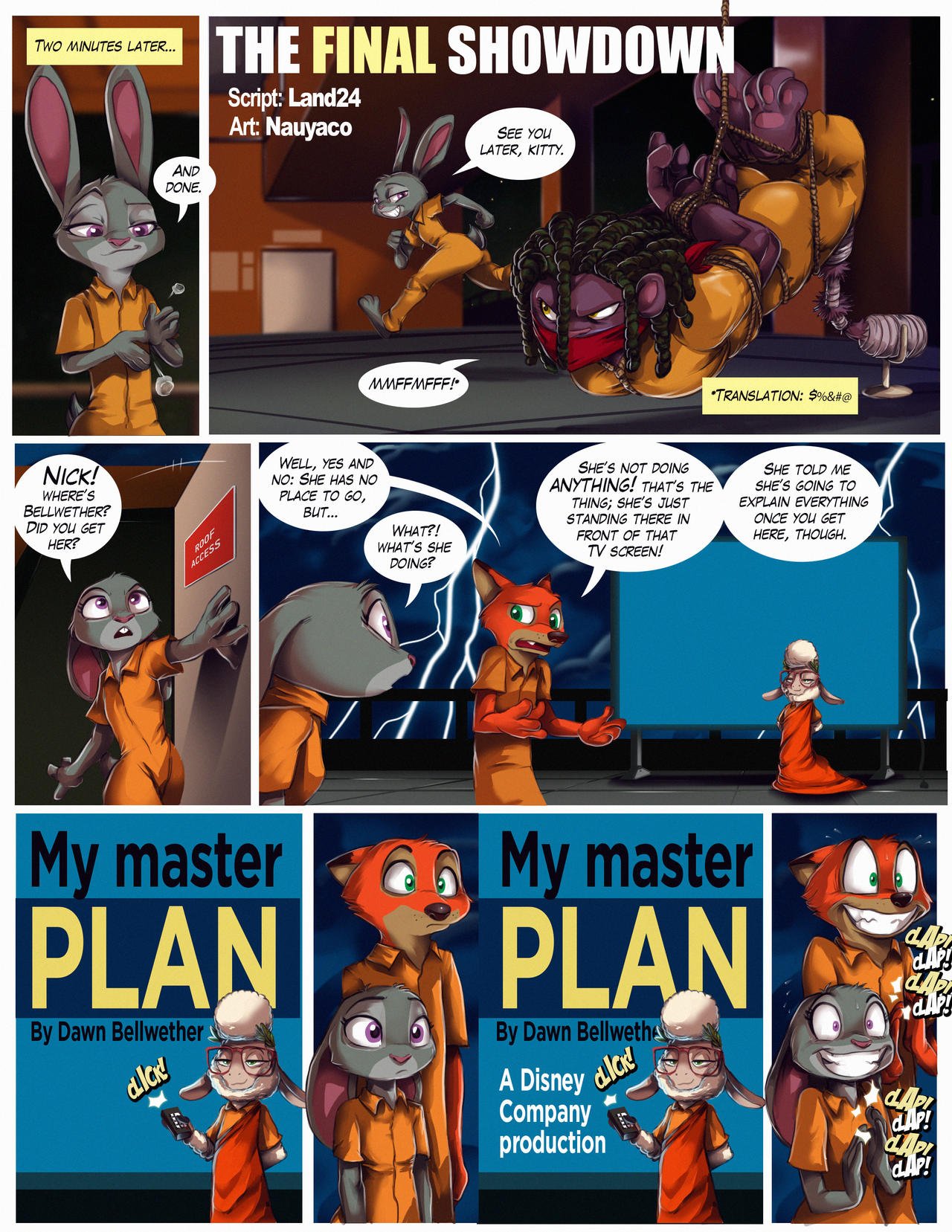 1280px x 1657px - Guilty! Judy & Nick Go to Jail [Ongoing] comic porn | HD Porn Comics