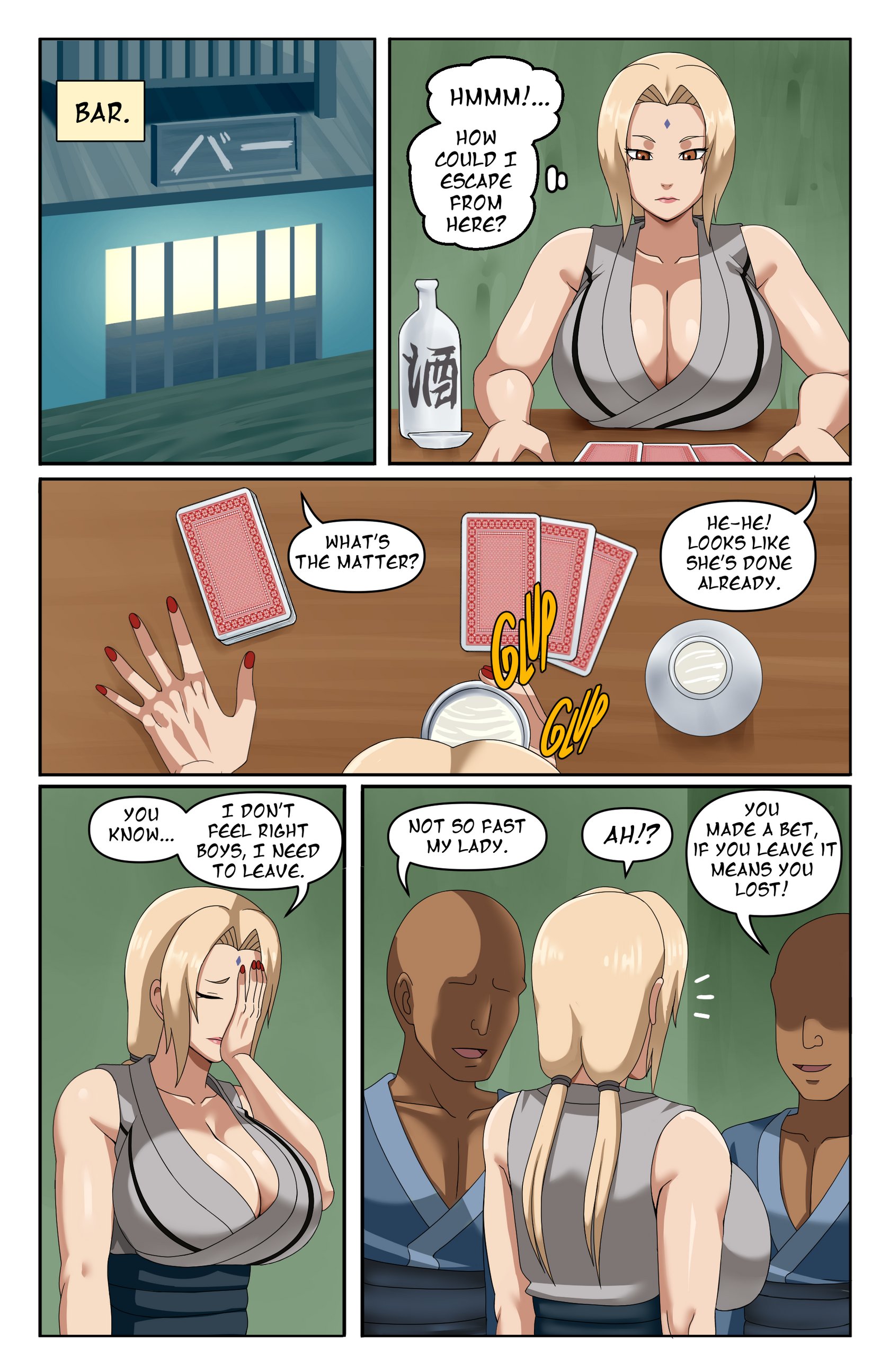 Naked tsunade comic