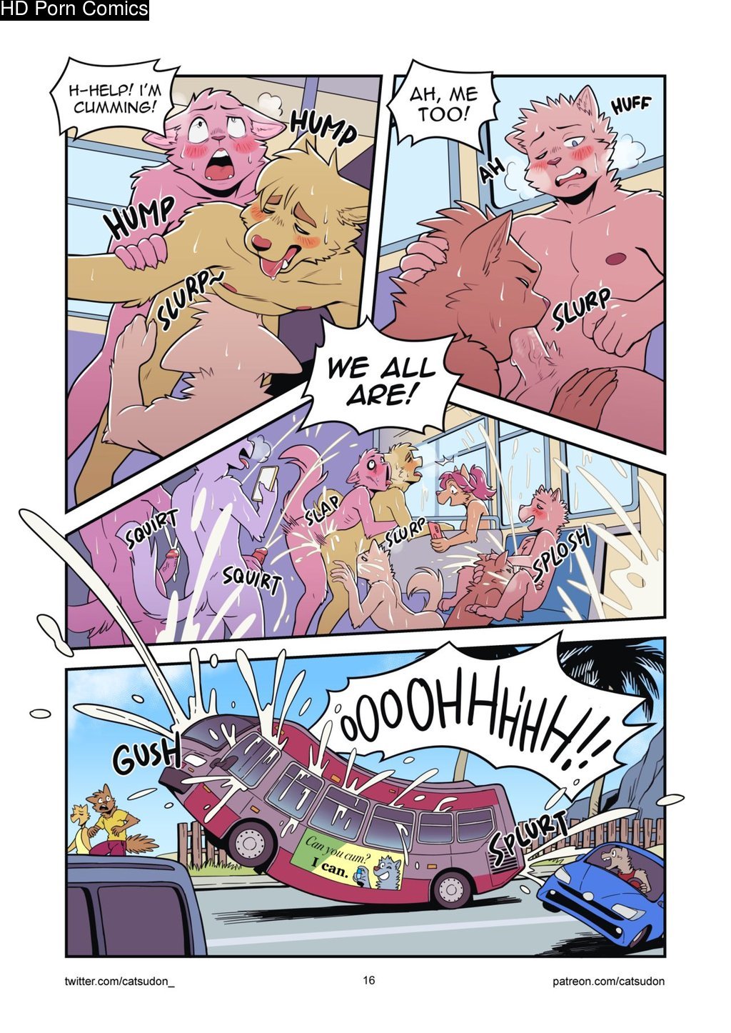 Furry Nude Beach - It's A Good Day To Go To The Nude Beach 1 & 2 comic porn â€“ HD Porn Comics