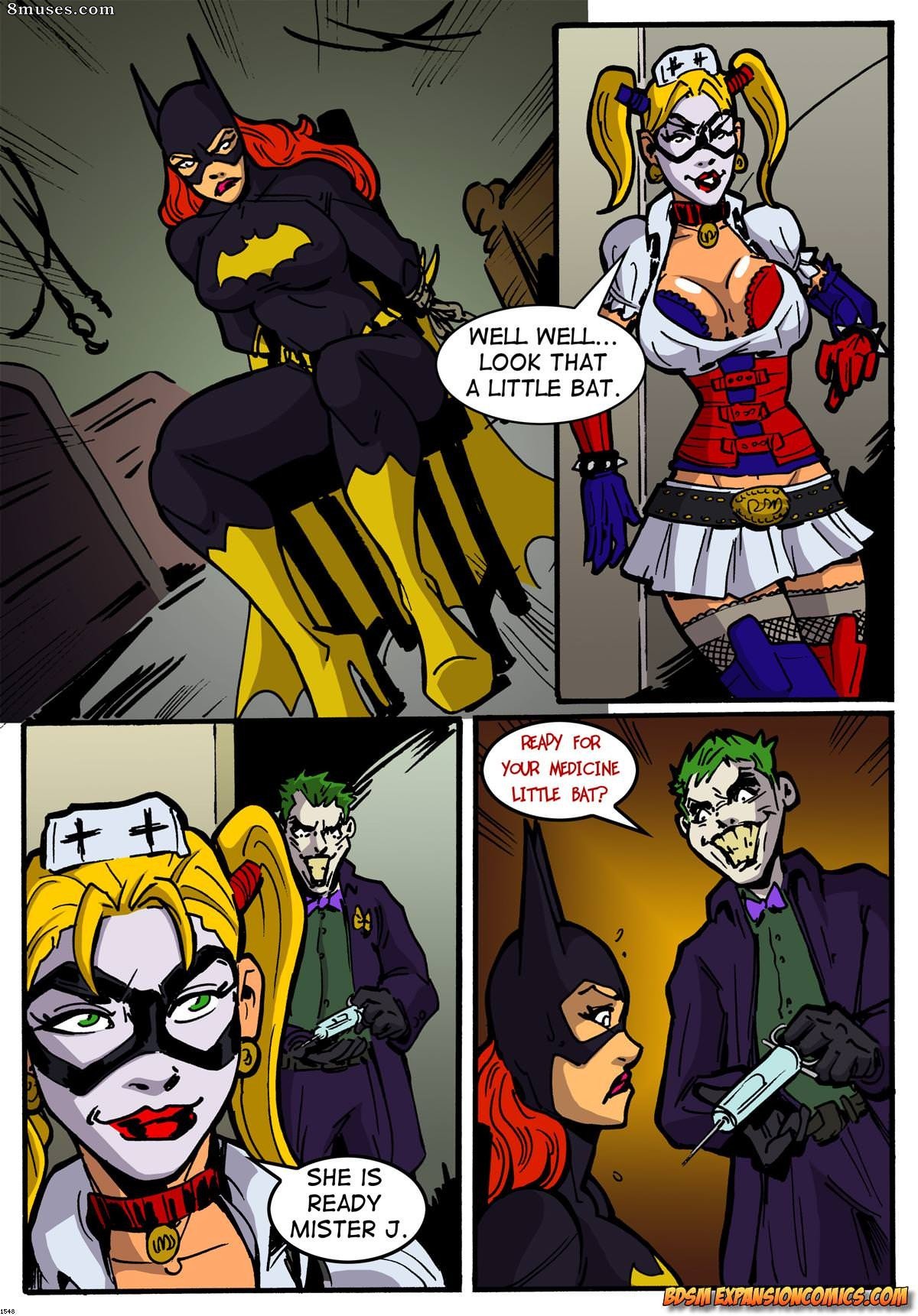 Joker flashing tits