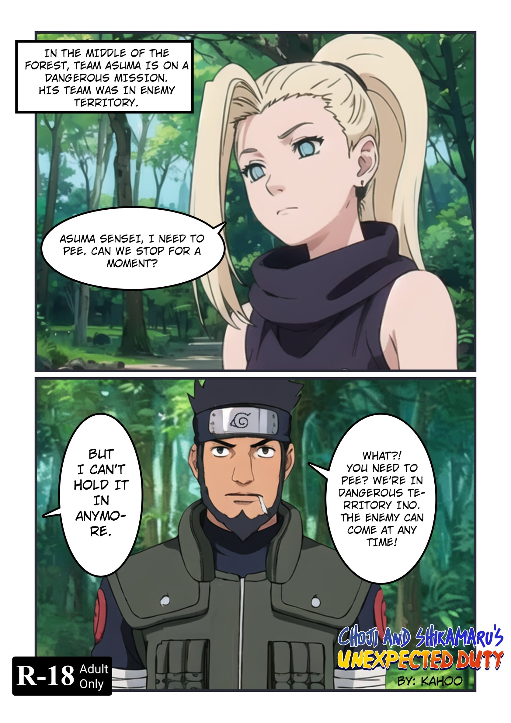 Choji Naruto Gay Porn - Kahoo] Choji and Shikamaru's unexpected duty - Complete Edition comic porn  | HD Porn Comics