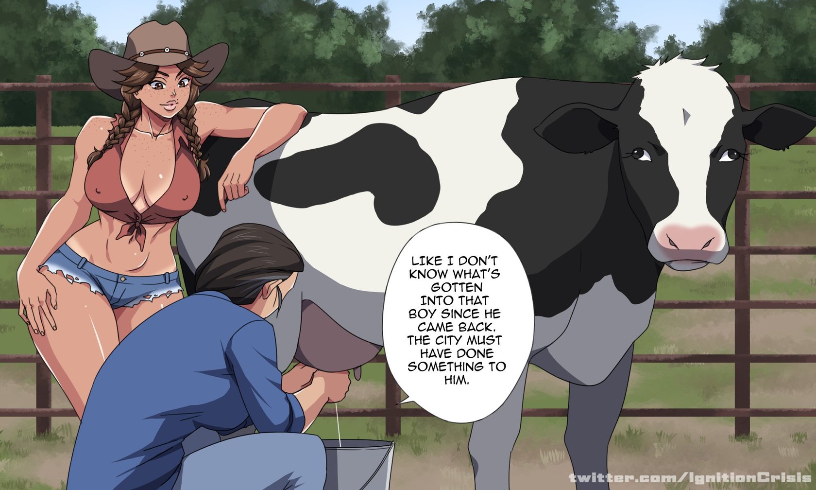 Barn life porn comic