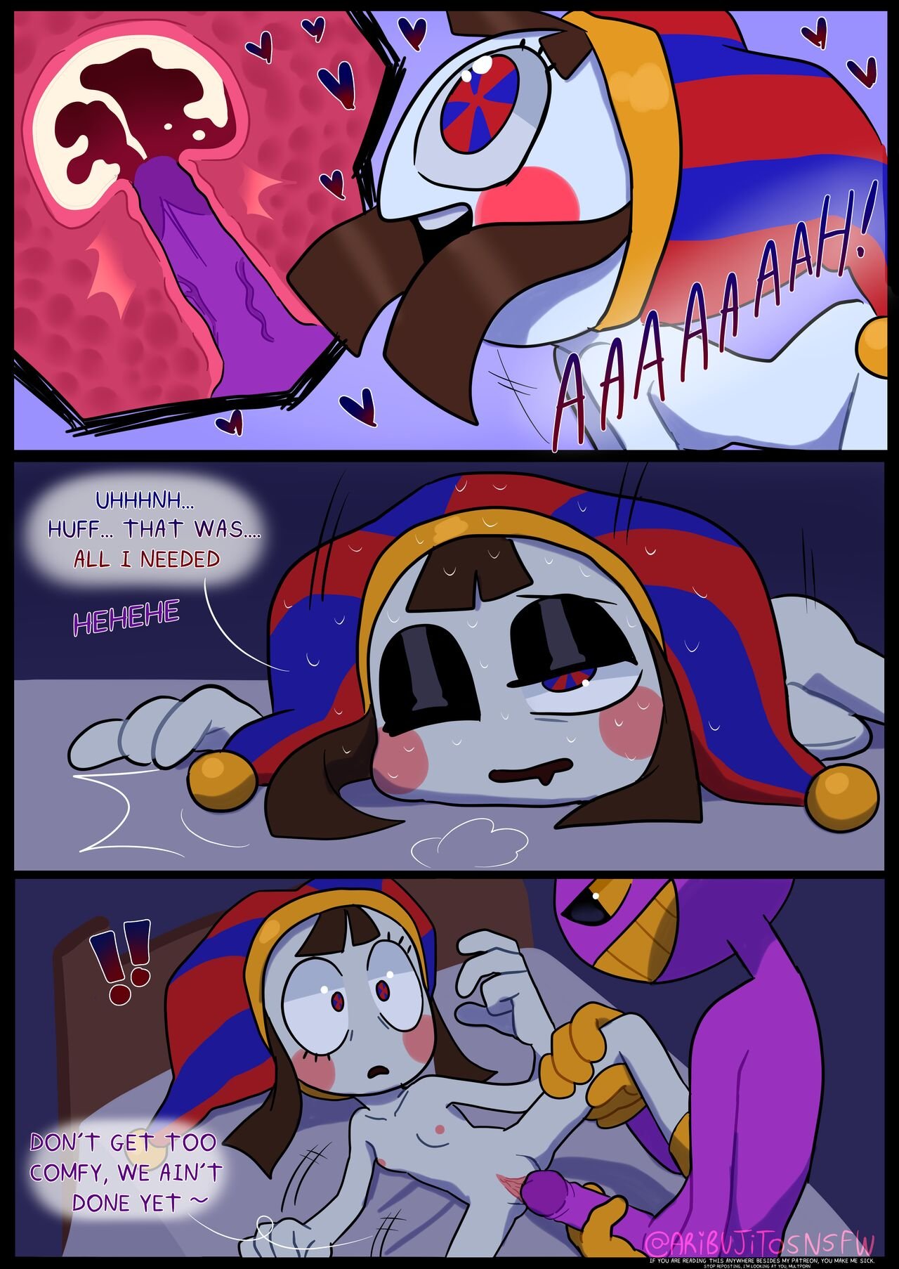 Pomni x jax r34 comic