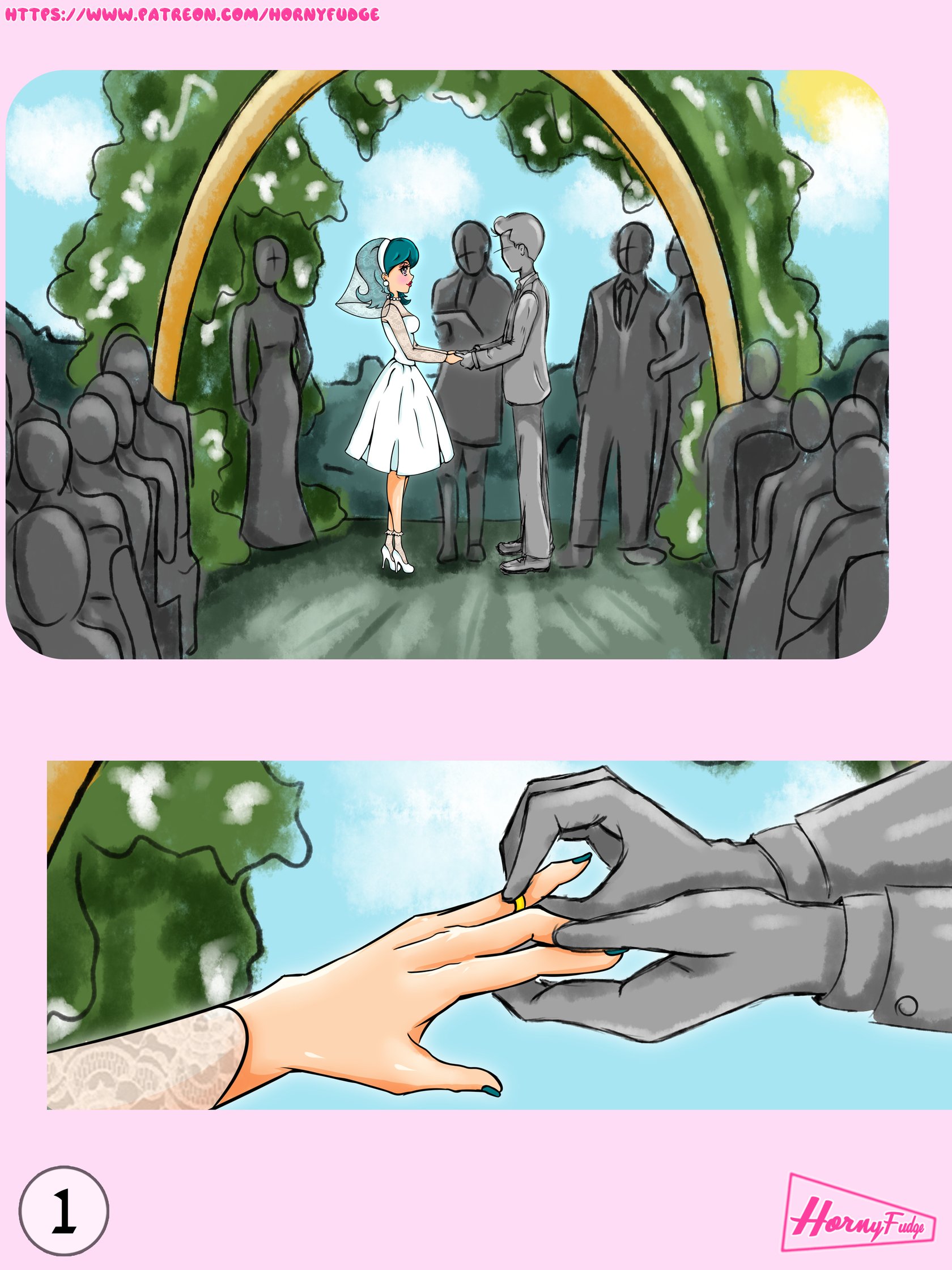 Stepford wife wedding Complete comics (8 pages) comic porn Immagine