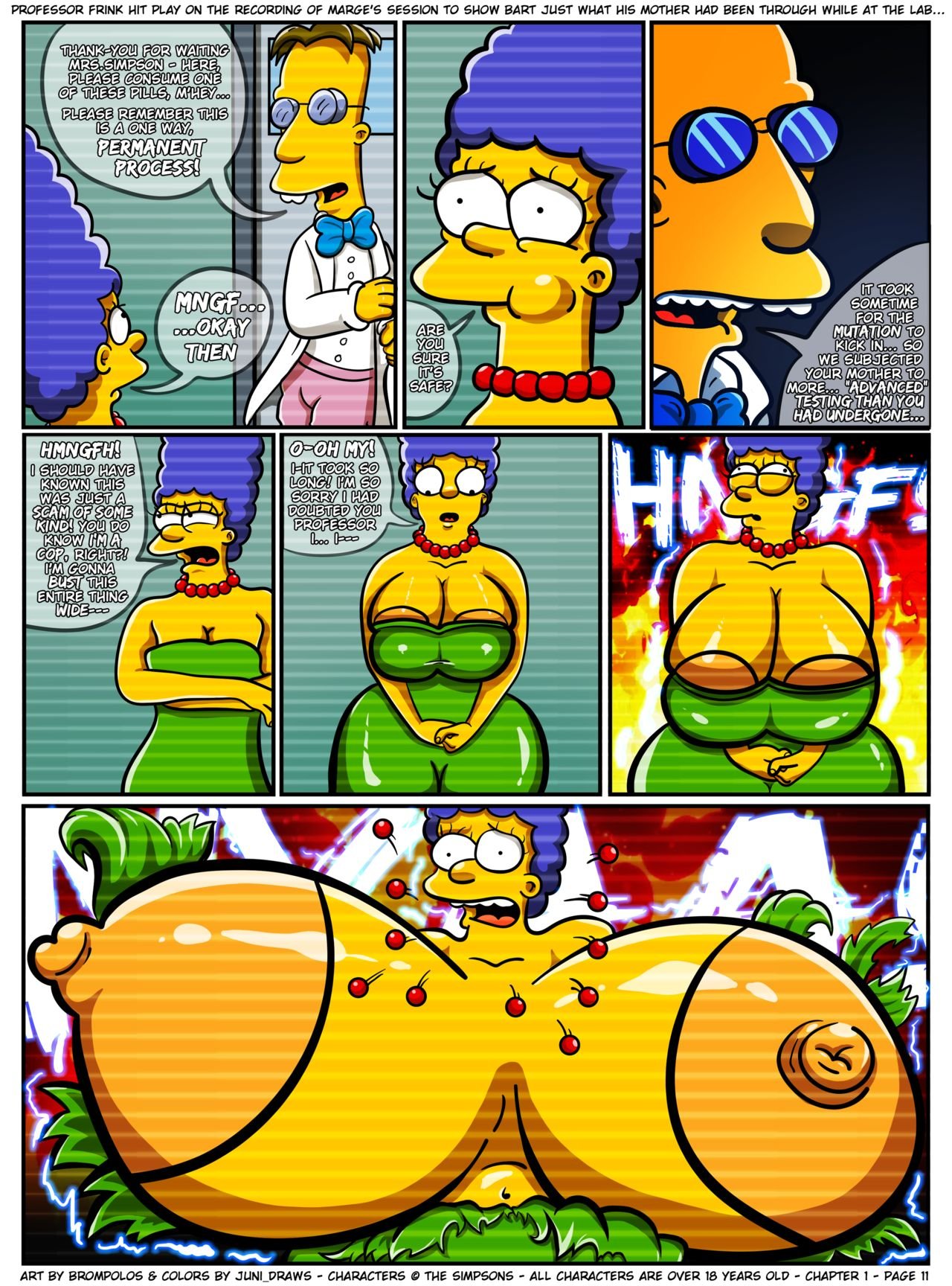 Bart And Marge Simpson Scat Porn - The Sexensteins - Chapter 1: Motherly Marital Problems [Ongoing] comic porn  - HD Porn Comics