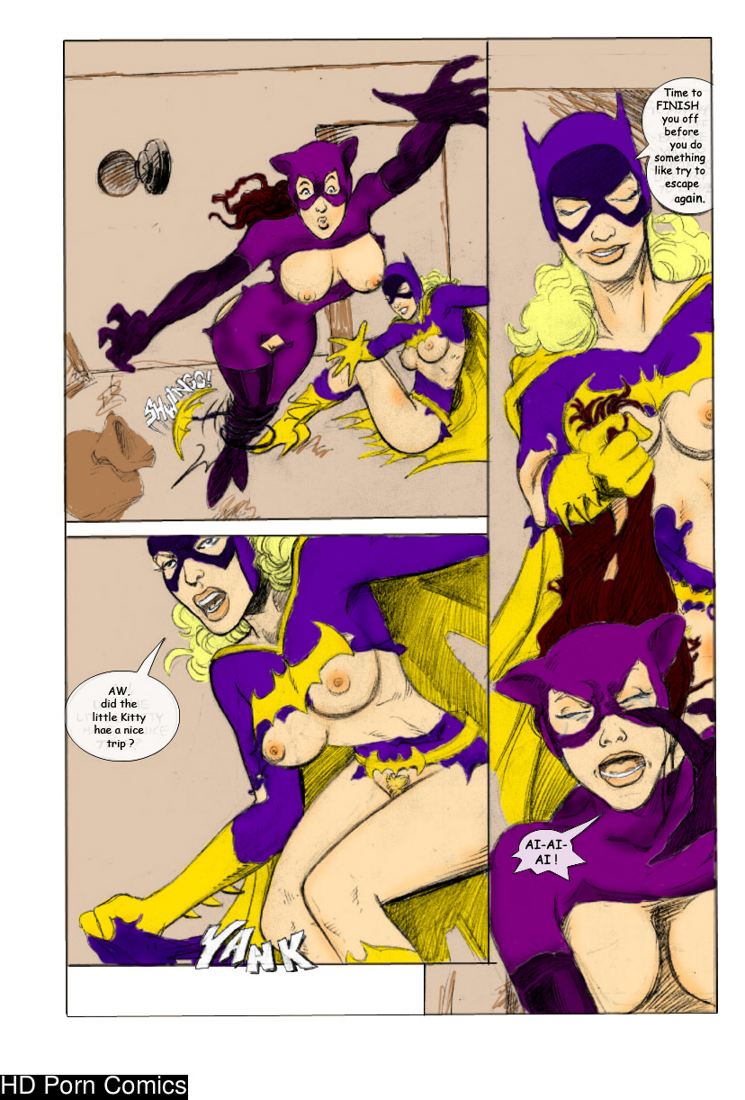 Catwoman And Batgirl Lesbian - Batgirl Fights Catwoman comic porn - HD Porn Comics