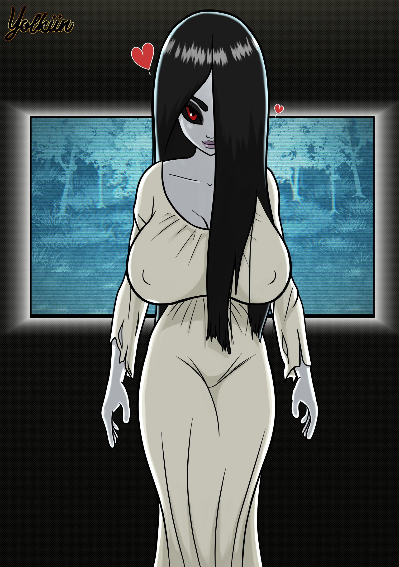 1680px x 2386px - Sadako, Horny Ghost comic porn - HD Porn Comics