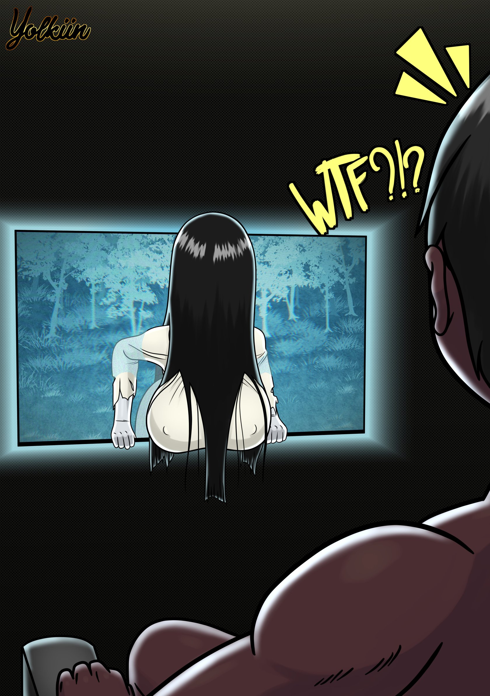 Anime Ghost Sex - Sadako, Horny Ghost comic porn - HD Porn Comics