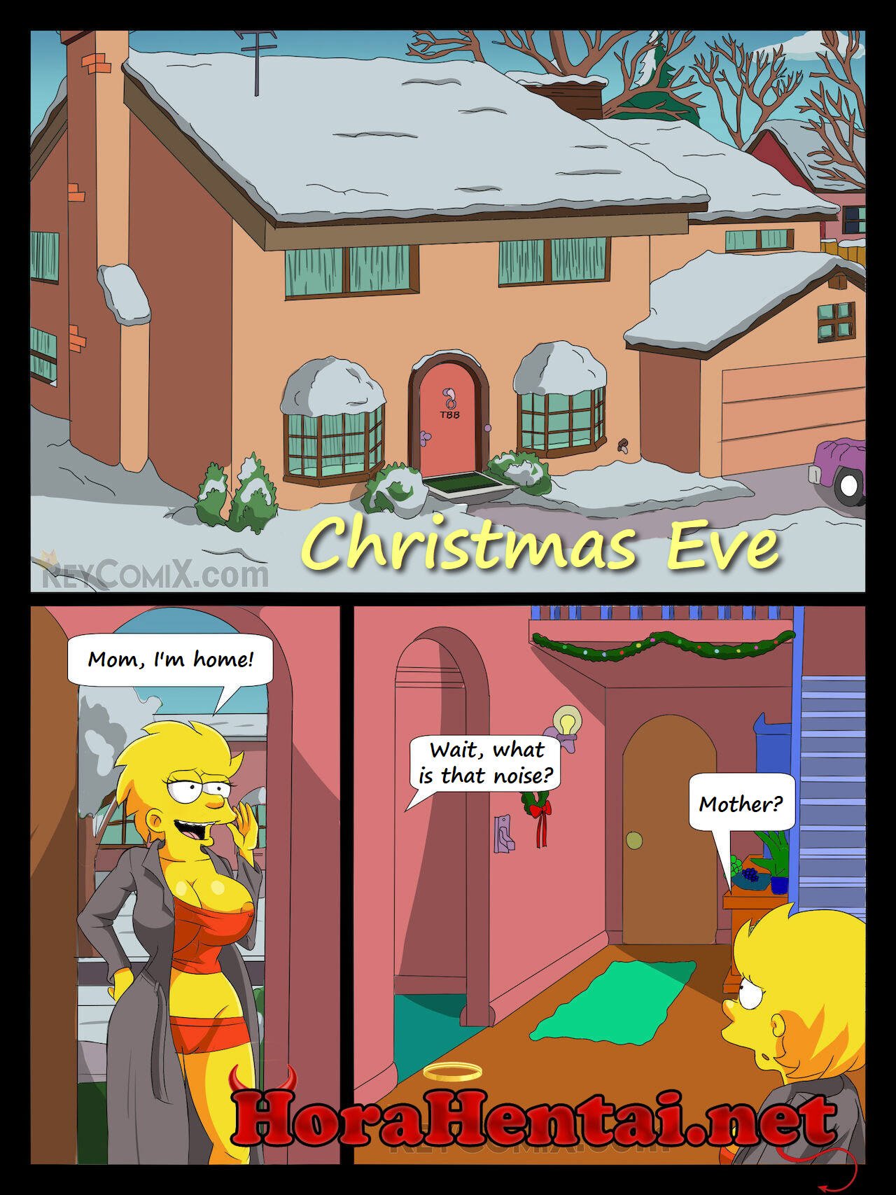 1280px x 1707px - The Simpsons: A Family Christmas comic porn | HD Porn Comics