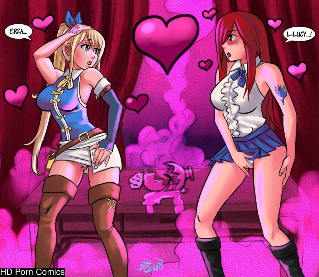 Anime Girl Lesbian Comic - Lesbian Love Potion comic porn - HD Porn Comics