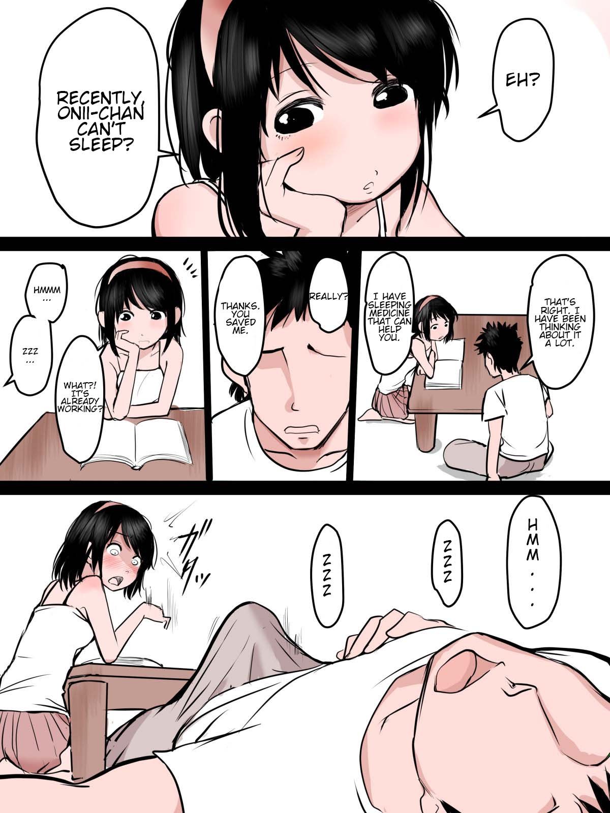 Little Sister Masturbating With Onii-Chan's Dick comic porn - HD Porn Comics