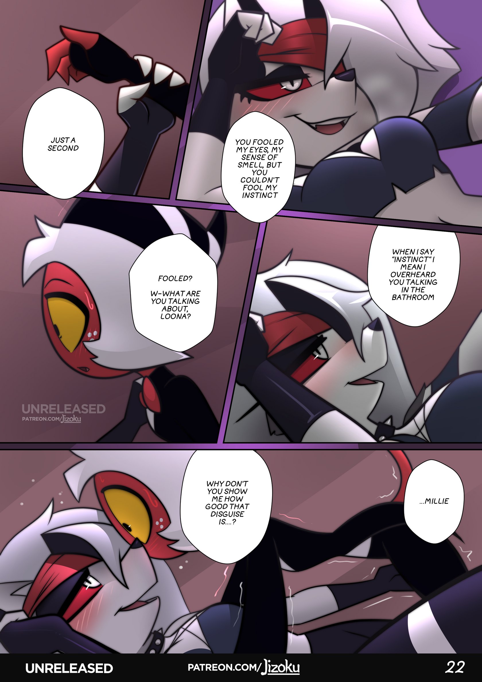 A night with loona nsfw comic