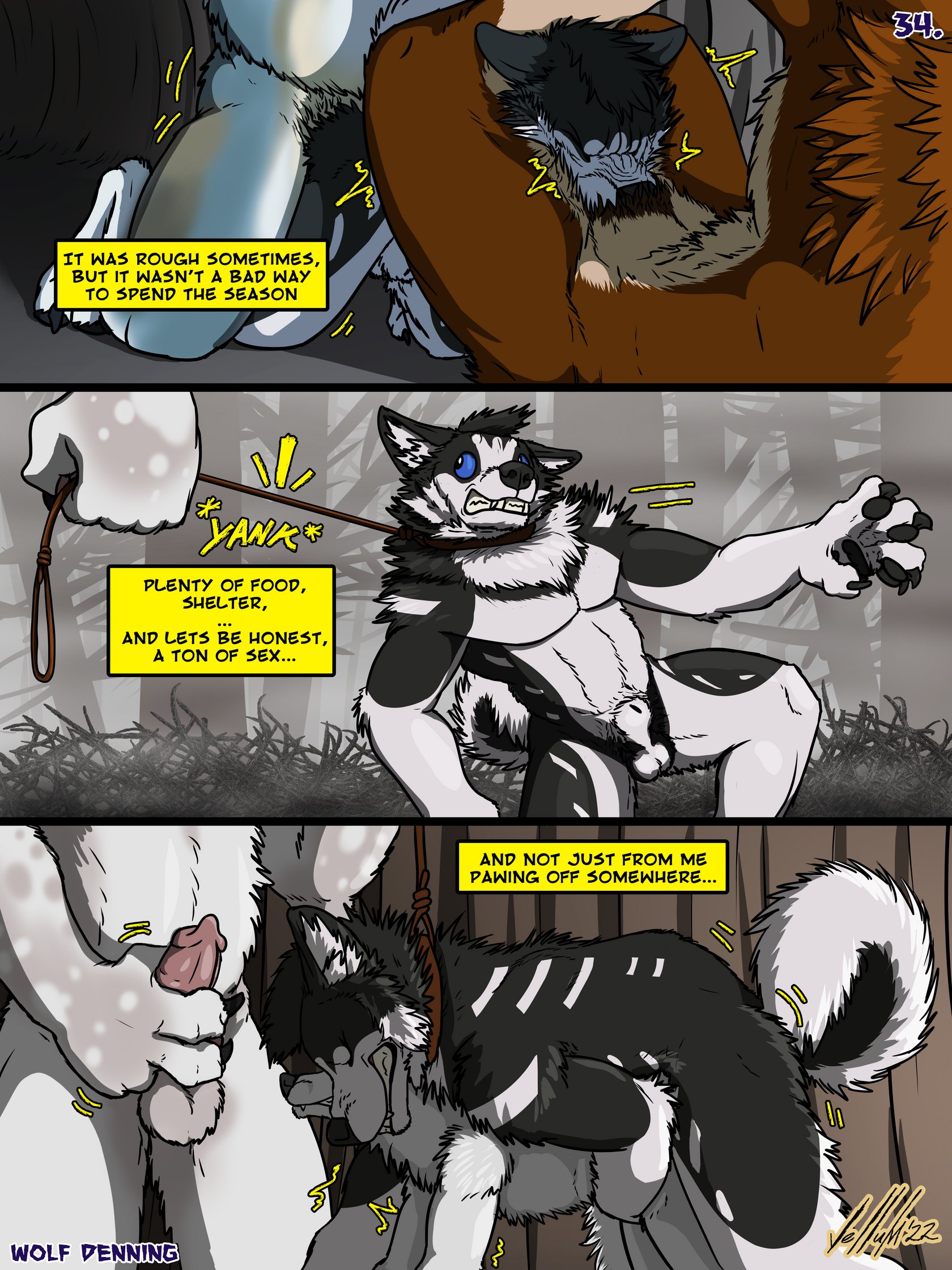 Gay Male Furry Wolf Porn - Wolf Denning (Ongoing) comic porn - HD Porn Comics