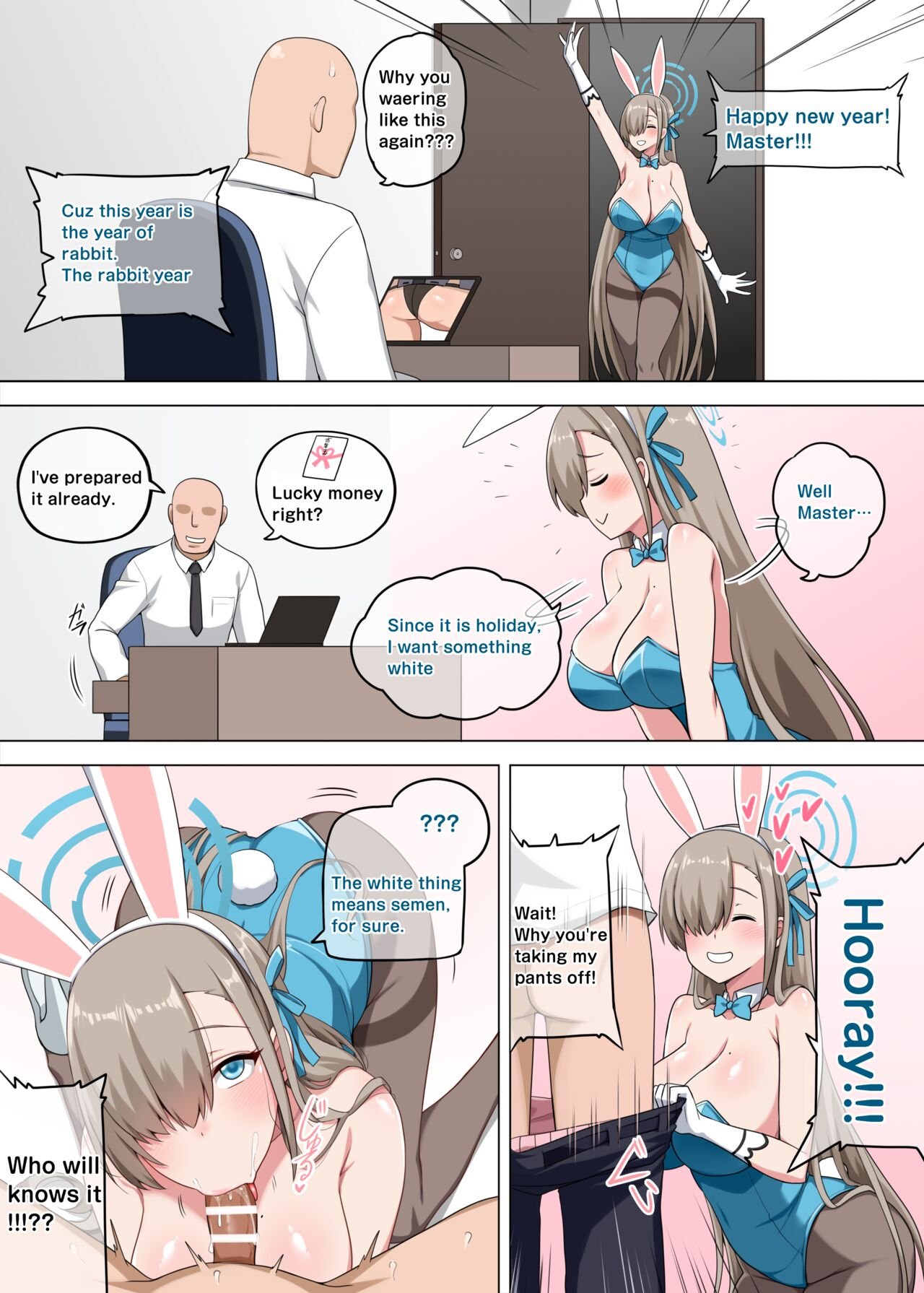 Asuna Bunny Girl comic porn