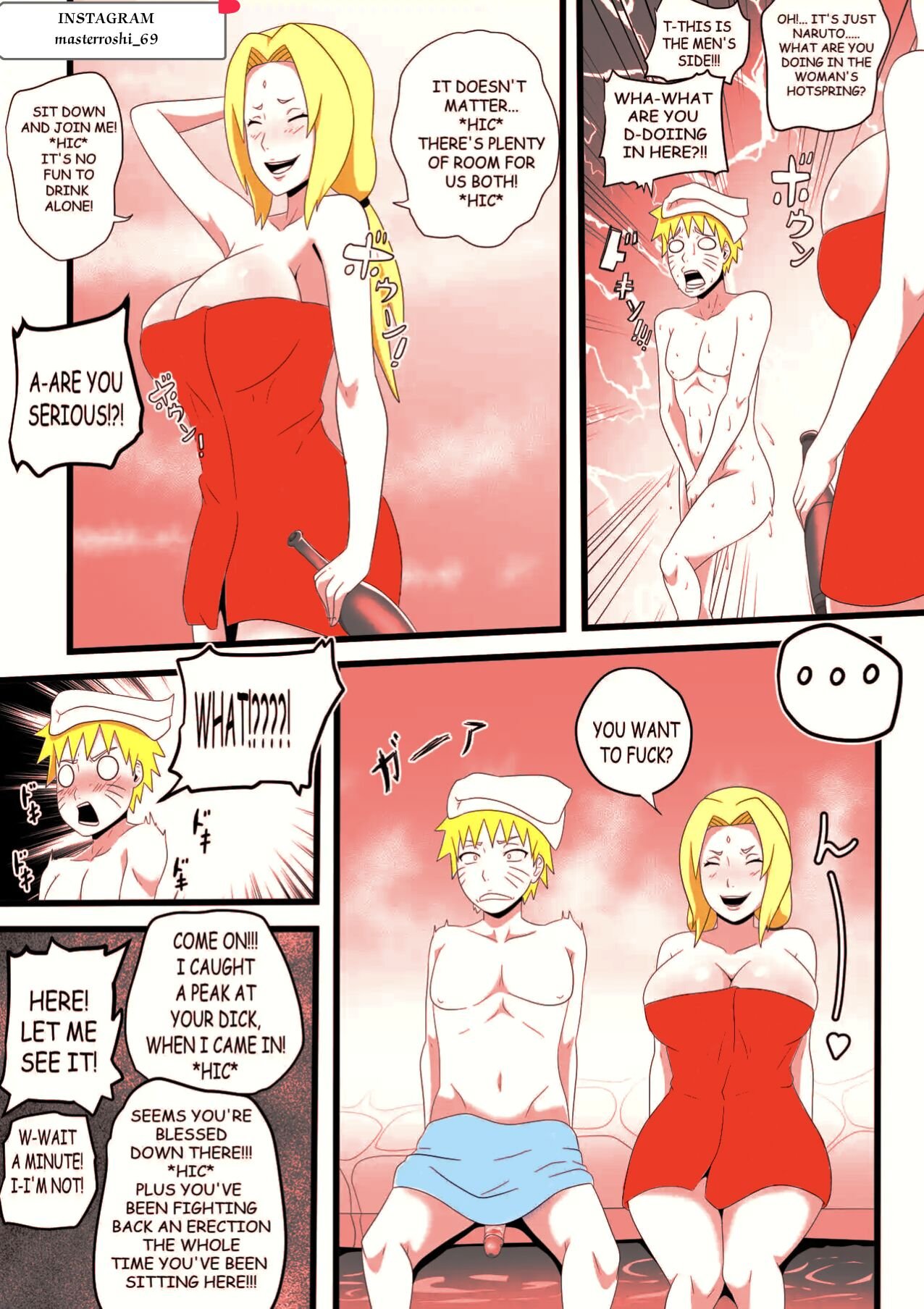 Naruto x tsunade sex comic