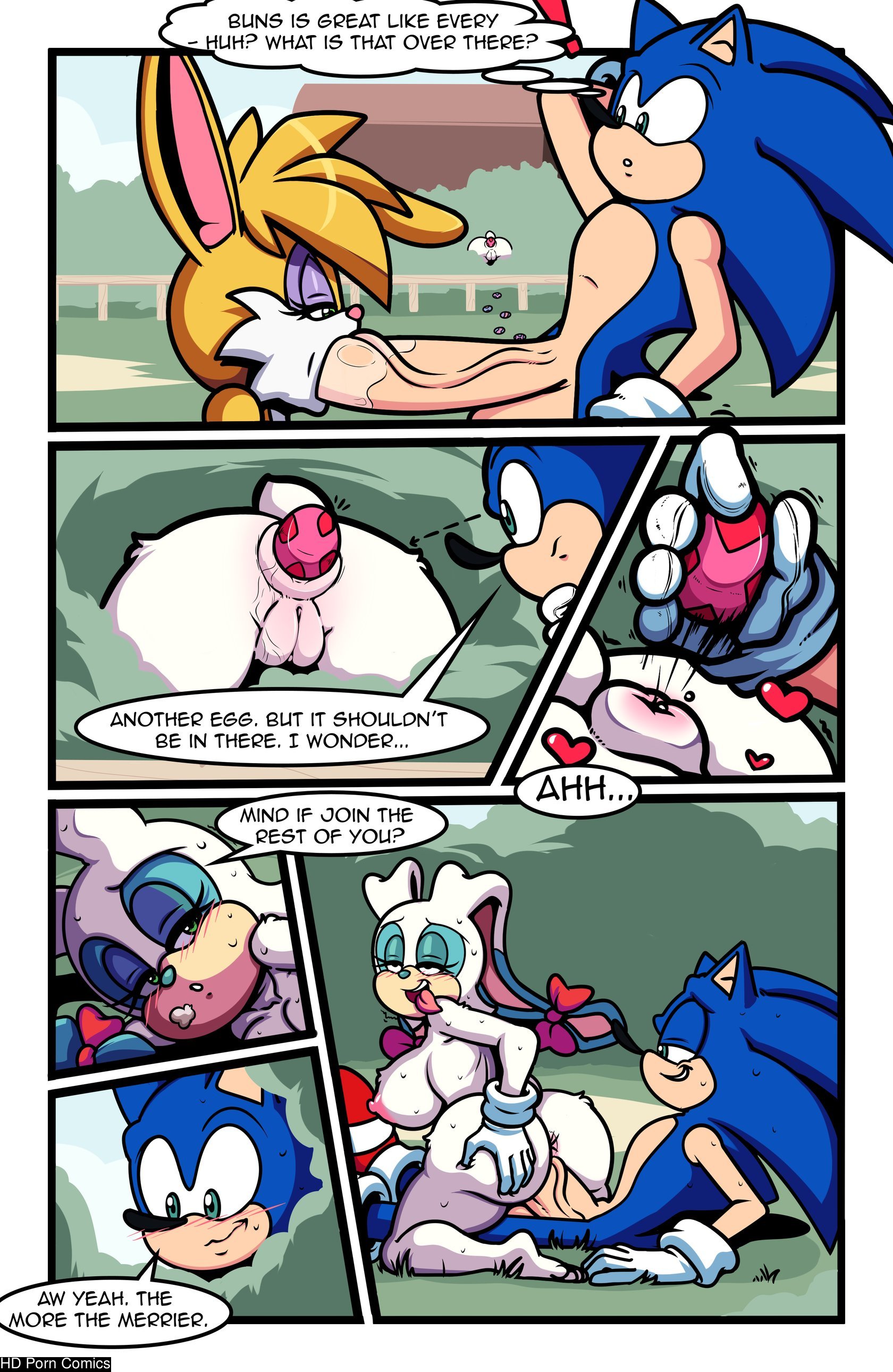 Sonic Pregnant Porn - Sonic's Easter Treat comic porn | HD Porn Comics