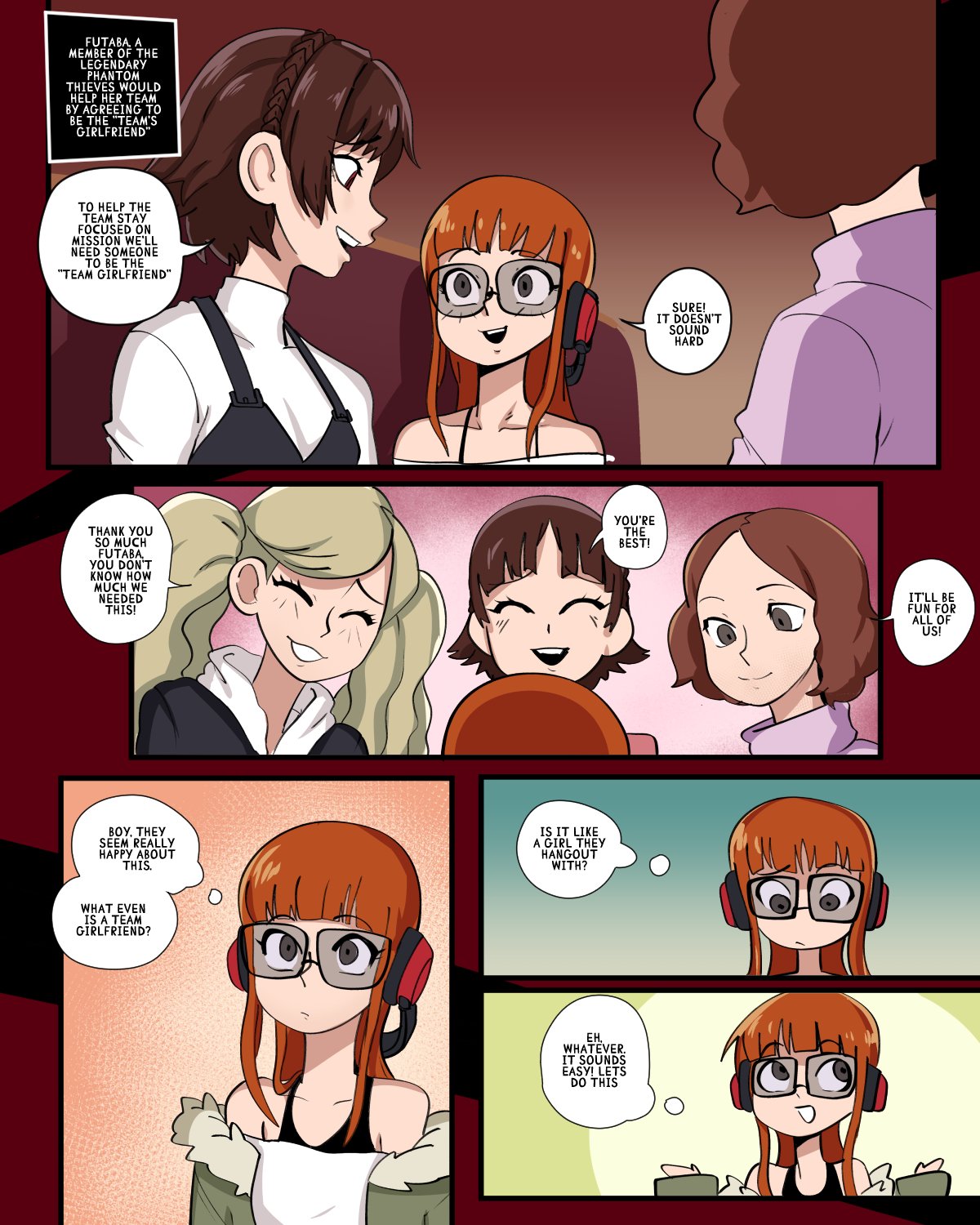 Persona 5 futa porn comic