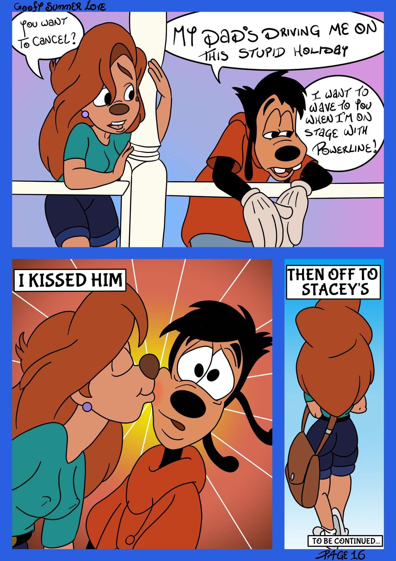 Goofy porn comics