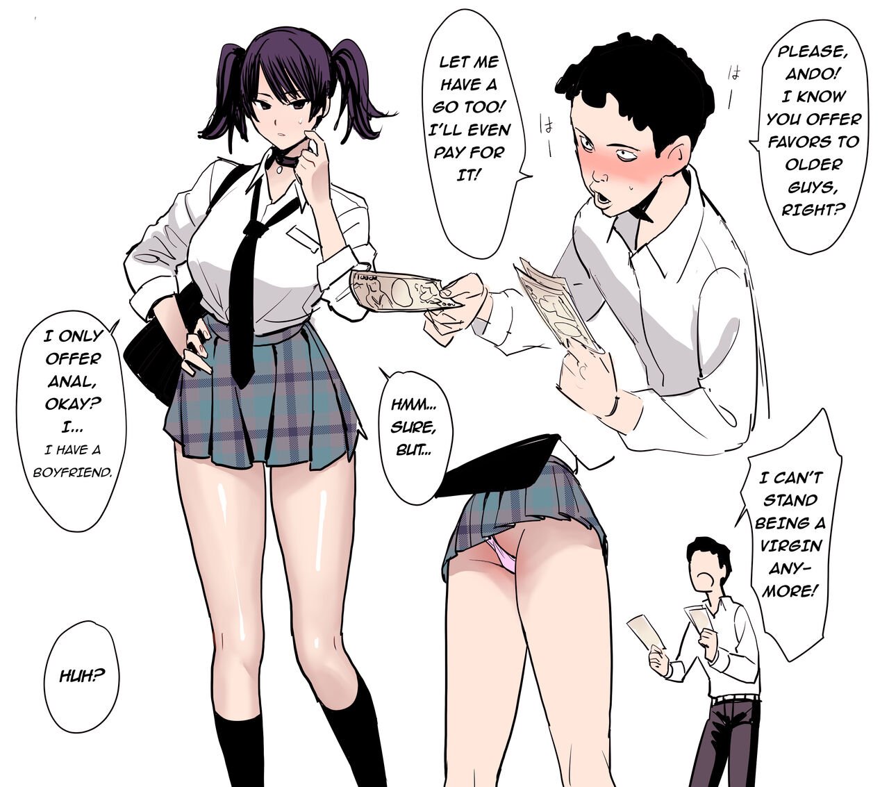 Cartoon Anal Virgin - JK no Anal de Doutei wo Sotsugyou Shitai Dake no Jinsei Datta | All I  Wanted in Life was to Lose my Virginity in a High School Girl's Ass comic  porn -