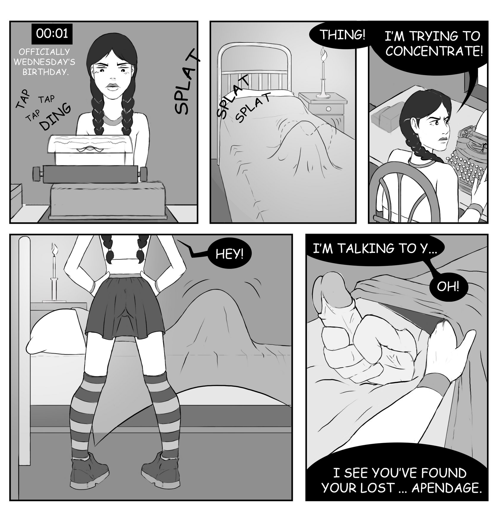 Wednesday Addams Cartoon Sex Porn - Wednesday Addams 2 - Fanart Comic - [Sir Ostrich] (ONGOING) comic porn - HD  Porn Comics