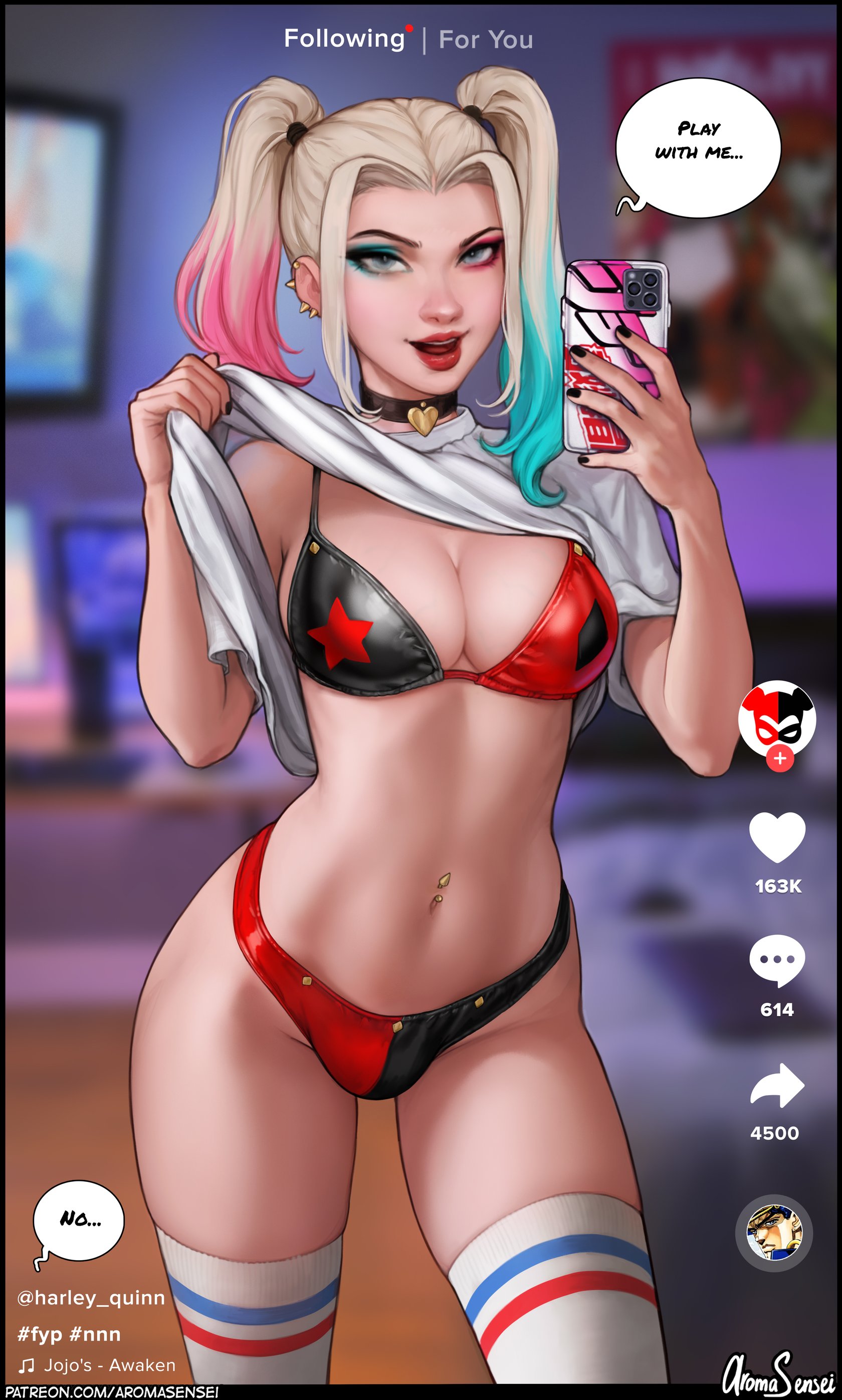 1680px x 2793px - Harley Quinn TikTok (Futa Edition) comic porn - HD Porn Comics