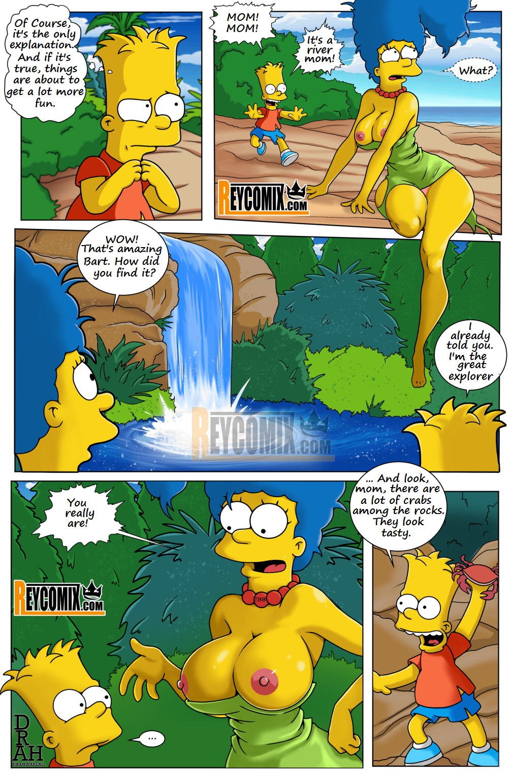 Simpson Funny Porn - The Simpsons Paradise -Ongoing- comic porn - HD Porn Comics