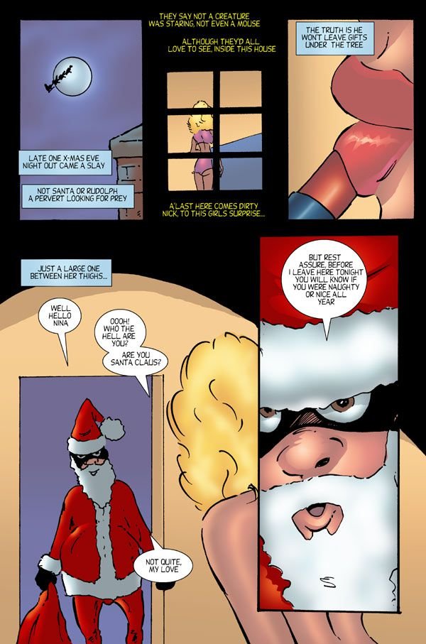 Perverted Santa Toons - DirtyComics mini stories ( Matrix - Marvel - Santa and other stuff ) - (  propebly by Artist: Adam it looks like his drawning and sketch but not  shure ) comic porn | HD Porn Comics