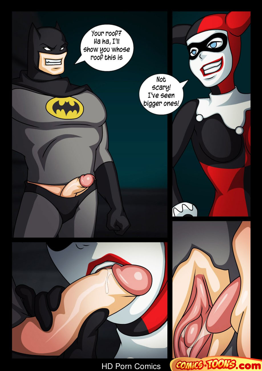 Batman, Catwoman & Harley Quinn comic porn - HD Porn Comics