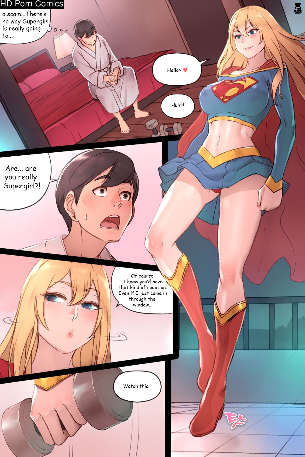 Supergirl Femdom Porn - Supergirl's Secret Service comic porn - HD Porn Comics